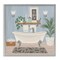 Stupell Industries Unwind and Refresh Bathtub Framed Giclee, design by Cat Thurman Designs